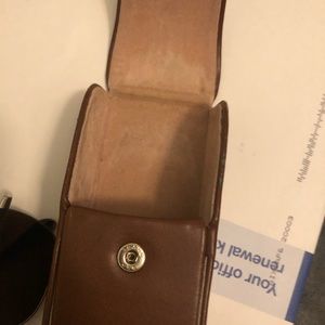 Oliver peoples top-opening cases, one side loader, and gift boxes. 3 case 2 box